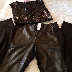 Faux Leather Leggings
